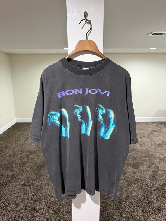 Vintage Other - Vintage Bon Jovi 1995 World Tour Faded Band Tee